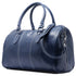 Floto Italian Leather Venezia Mini Duffle Carryon Bag Blue