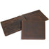 Floto Milano Leather Slim Bi Fold Card Wallet in Brown