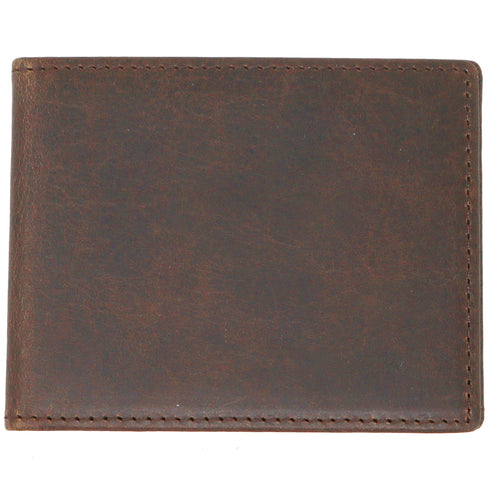 Floto Milano Leather Slim Bi Fold Card Wallet in Brown 2