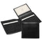 Floto Venezia Leather Wallet billfold credit card holder in Black.