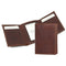 Leather Tri-fold Wallet Venezia Brown