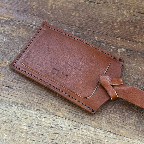 luggage tag monogrammed