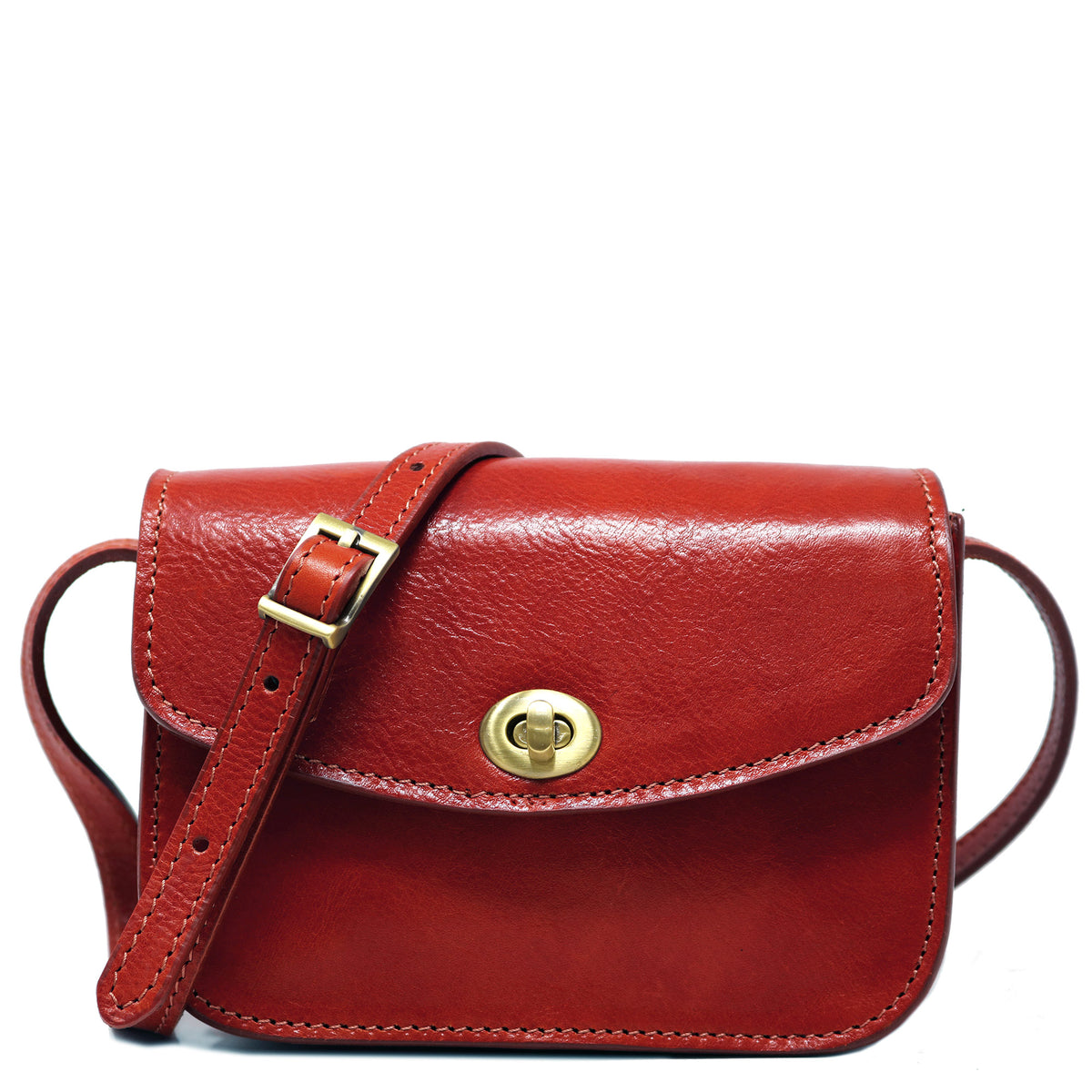 Floto Milano Crossbody Italian Full Grain Leather Shoulder Handbag