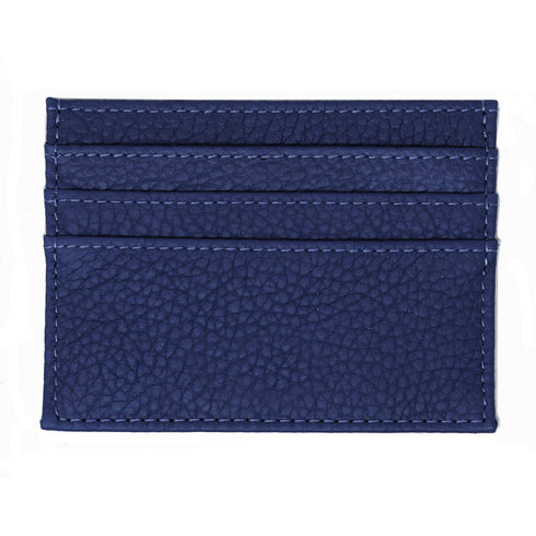 Floto Monogram Card Wallet blue