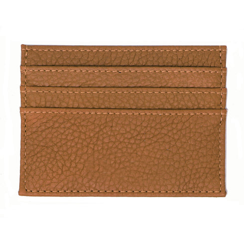 Floto Monogram Card Wallet brown