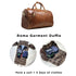 leather convertible garment duffle bag 4