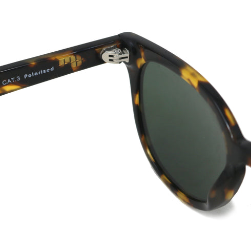 Floto Oval Round Frame Sunglasses Eyewear Brown 2