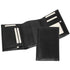 Floto Venezia Long Leather Tri-fold Wallet in black 2