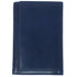 Floto Venezia Long Leather Tri-fold Wallet in blue