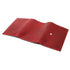 Floto Venezia Long Tri-fold Leather Wallet in red 8