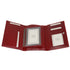 Floto Venezia Long Tri-fold Leather Wallet in Red 5