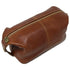 Floto Italian Venezia leather dopp kit toiletry bag brown 7