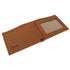 Italian Lambskin Nappa Leather Wallet Floto Billfold ID brown