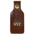 Personalize your Floto Monogram Tag - this tag is pictured in Vecchio Brown.