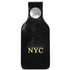 Personalize your Floto Monogram Tag - this tag is pictured in Black with Silver Snap.