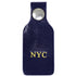 Personalize your Floto Monogram Tag - this tag is pictured in Blue with Silver Snap.