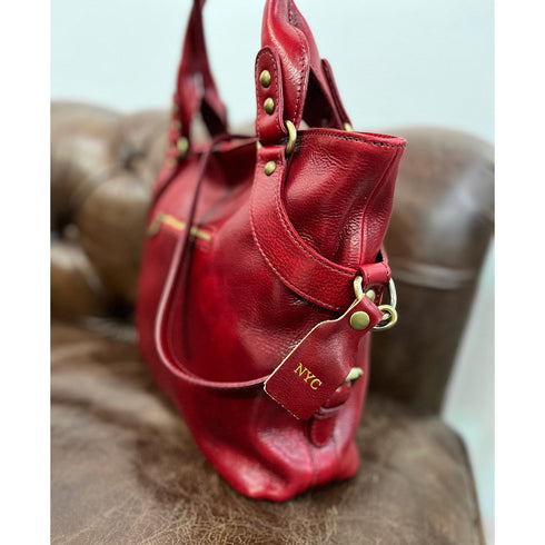 Leather Monogram Tag