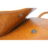 Floto Chianti Leather Saddle Bag Crossbody in Tobacco Brown. 4