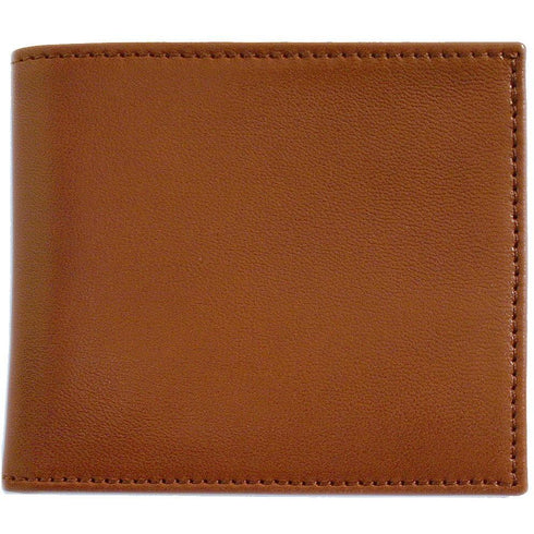 Italian Lambskin Nappa Leather Wallet Floto Billfold brown