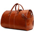 leather garment duffle bag