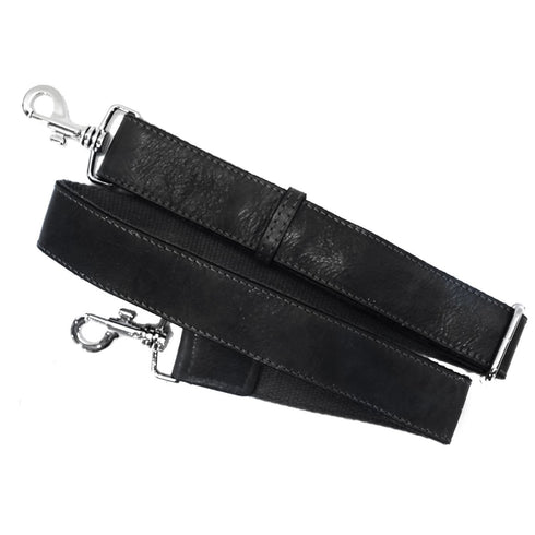 Floto Leather Guitar Strap black