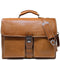 The Floto Parma leather briefcase is a men's attache business bag that is handcrafted in Italy with our famous Parma leather. Parma leather is tanned in a special way with no chemicals so the bag will get better as it ages - each briefcase takes on a unique look and darkens like a saddle over time. Parma is leather tanning the natural way.