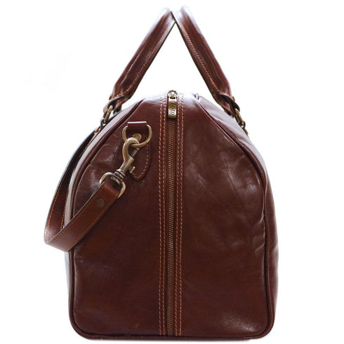 Leather Duffle Bag Floto Venezia end