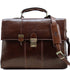 The Floto Venezia Laptop Bag is a men's leather business messenger bag that is handcrafted in Italy. This is the Venezia Laptop Bag Bag in Vecchio Brown.