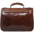 Italian Leather Briefcase Messenger Bag Floto Poste brown 6