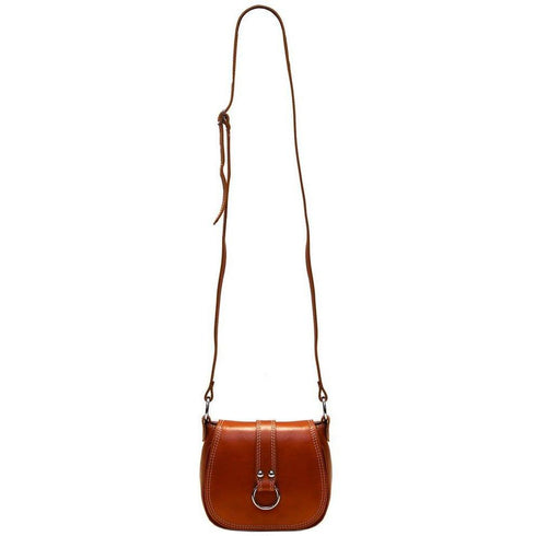 leather saddle cross body bag