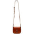 leather saddle cross body bag
