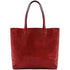 Floto Italian leather shoulder tote bag piazza women's handbag red