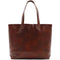Floto Italian leather shoulder tote bag piazza women's handbag brown