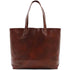 Floto Italian leather shoulder tote bag piazza women's handbag brown
