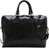 The Floto Milano Slim leather briefcase is a men's bag that is handcrafted in Italy. This is the Milano Slim in Black.