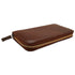 leather zipper wallet floto venezia brown