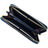 leather zipper wallet floto venezia blue