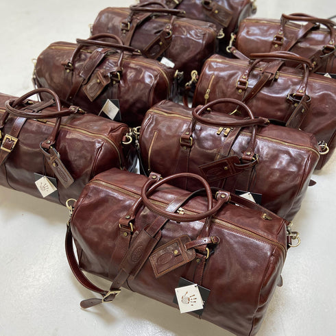 Super Tuscan Leather Duffle Bag Floto Packaging
