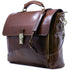 Briefcase Messenger Bag Floto Corsica Brown 2