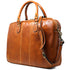 Slim Leather Briefcase Floto Venezia olive 2