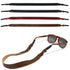 This is a Floto Sunglasses Strap eye wear retainer made from Italian full grain calfskin leather.
