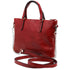 Leather Crossbody Bag Floto Sesto Italian Women's Bag red
