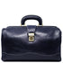 Floto Italian Leather Doctor Style Handbag Top Handle Bag Blue