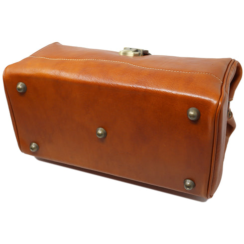 Floto Italian Leather Doctor Style Handbag Top Handle Bag olive 3