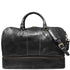 leather drop bottom duffle bag floto Black