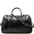 Floto Italian leather carryon duffle bag - Trastevere in Black