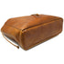 Floto Chianti Beach Leather Tote Bag in Tobacco Brown. 4