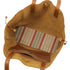 Floto Chianti Beach Leather Tote Bag in Tobacco Brown. 5