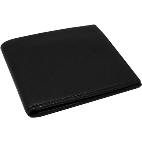 Italian Lambskin Nappa Leather Wallet Floto Billfold black 2