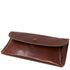 Floto Italian Leather Women's Clutch Wallet Roma brown